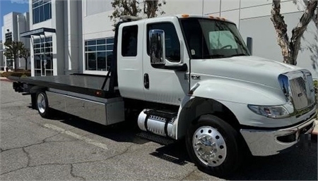 2020 INTERNATIONAL MV ROLLBACK TOW TRUCK, Extended Cab, 