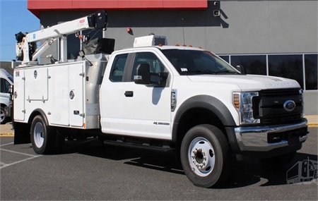 2019 FORD F550 SERVICE TRUCK, 2WD, Extended Cab, 