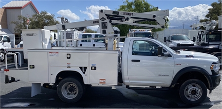 2022 DODGE RAM 4500 BUCKET TRUCK, 2WD, 